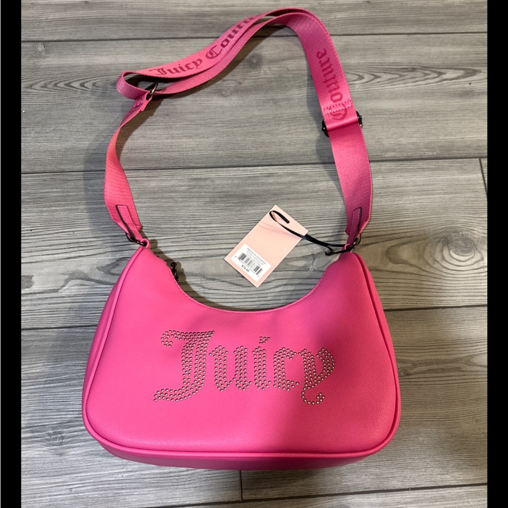 NWT JUICY OBSESSION CROSSBODY BRIGHT PINK HANDBAG